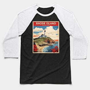 Rhode Island United States of America Tourism Vintage Baseball T-Shirt